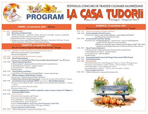 casa tudor gaesti|Program de lucru Casa Tudor .